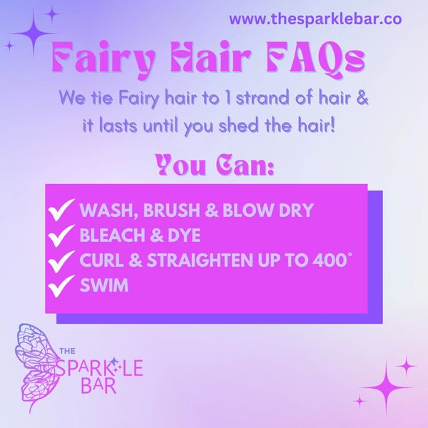 The Sparkle Bar Fairy Hair Tinsel by TIBBY Fairy Hair in Charleston, SC